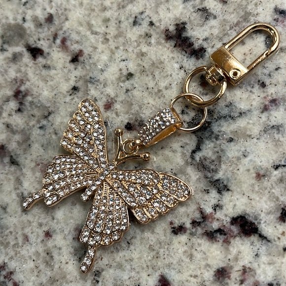 Butterfly Bag Charm Zipper Pull NWT - Picture 3 of 4